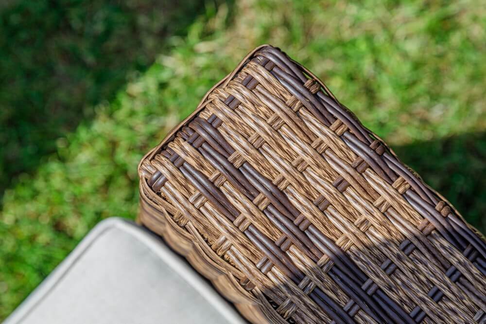 Обеденный комплект Karl Royal Family из искусственного ротанга с обеденным столом, цвет коричневый фото 8