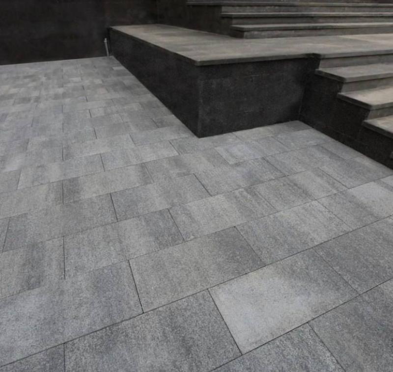 Тротуарная плитка Выбор Прямоугольник Б.5.П.8 600х300х80 мм Искусственный камень Шунгит фото 5