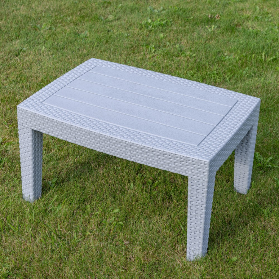 Лаунж стол Lana Royal Family из пластика, цвет светло-серый фото 3