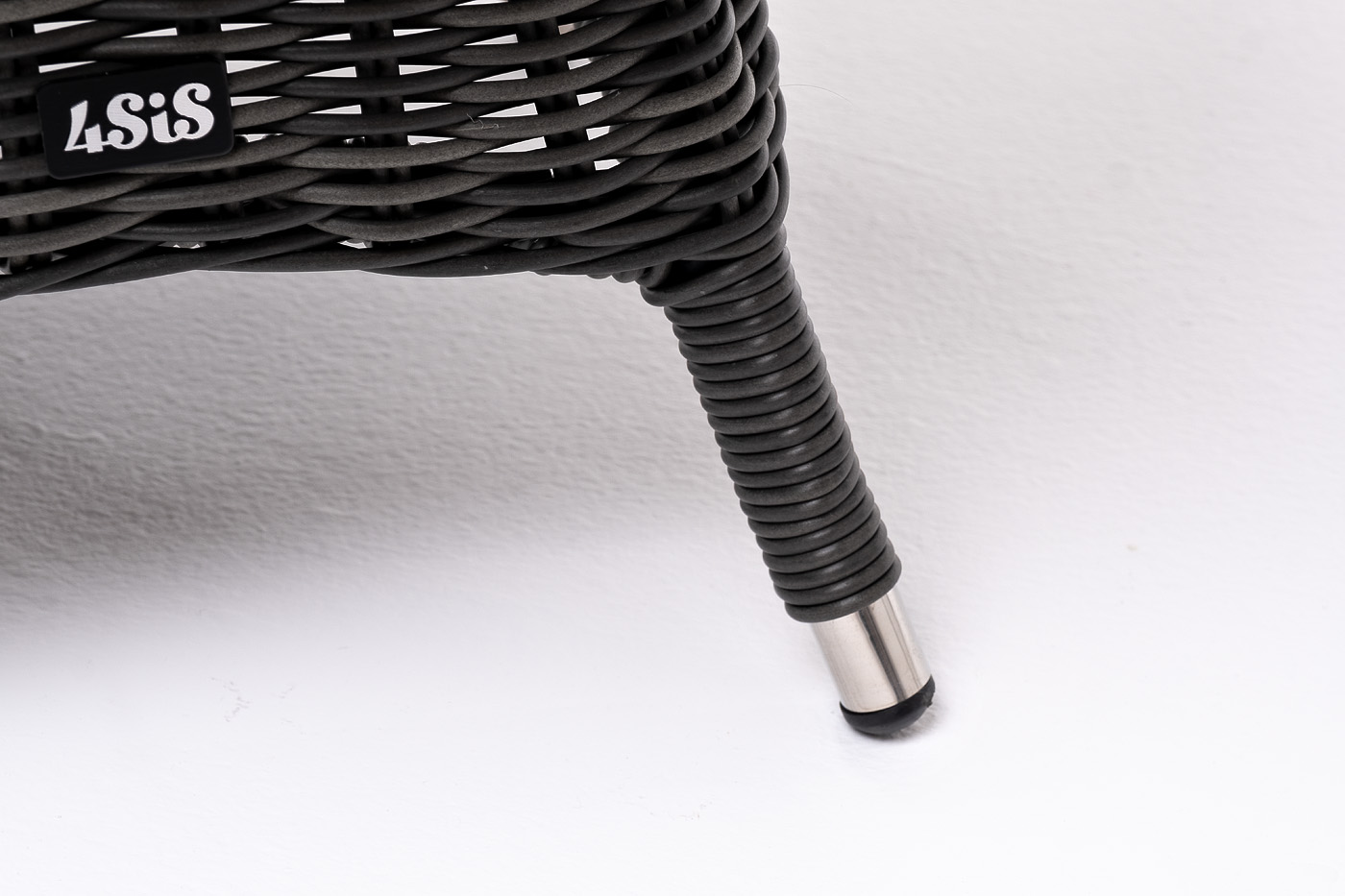 Равенна кофейный стол из искусственного ротанга, цвет графит фото 3