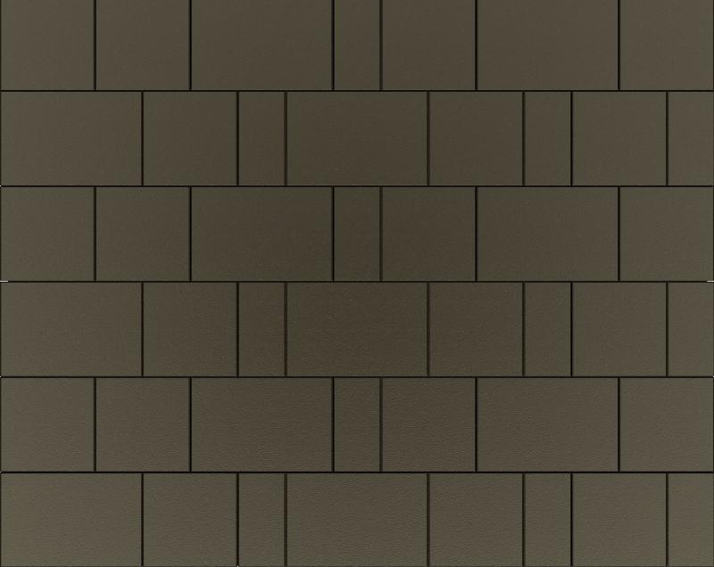Тротуарная плитка Фабрика Готика Новый Город 240х160х60, 160х160х60, 80х160х60 мм. PROFI Супер-черный на сером цементе ч/п фото 1
