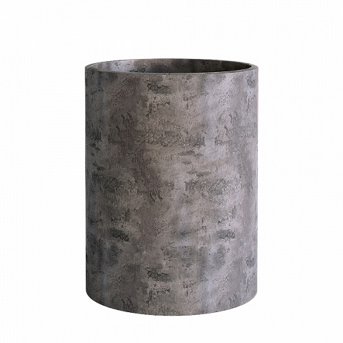 Кашпо Concretika Cylinder D40 H80 Concrete Grey Dark фото 1