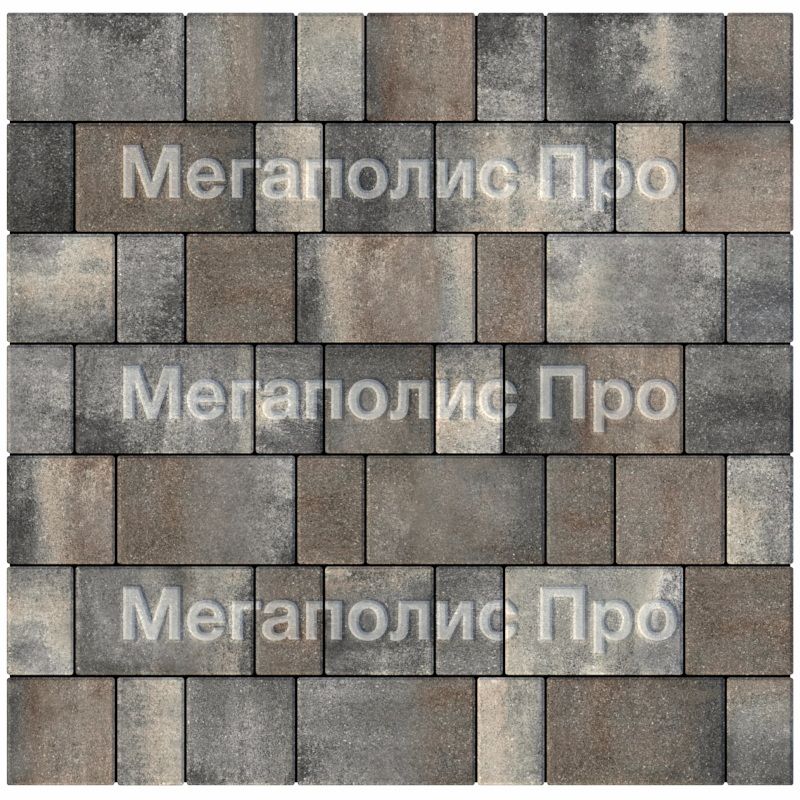 Тротуарная плитка Выбор Старый город Листопад 1Ф.8 80 мм Старый замок фото 3