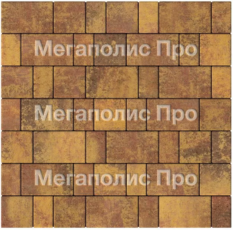 Тротуарная плитка Выбор Старый город Листопад А.1.Фсм.4 40 мм. Осень фото 3