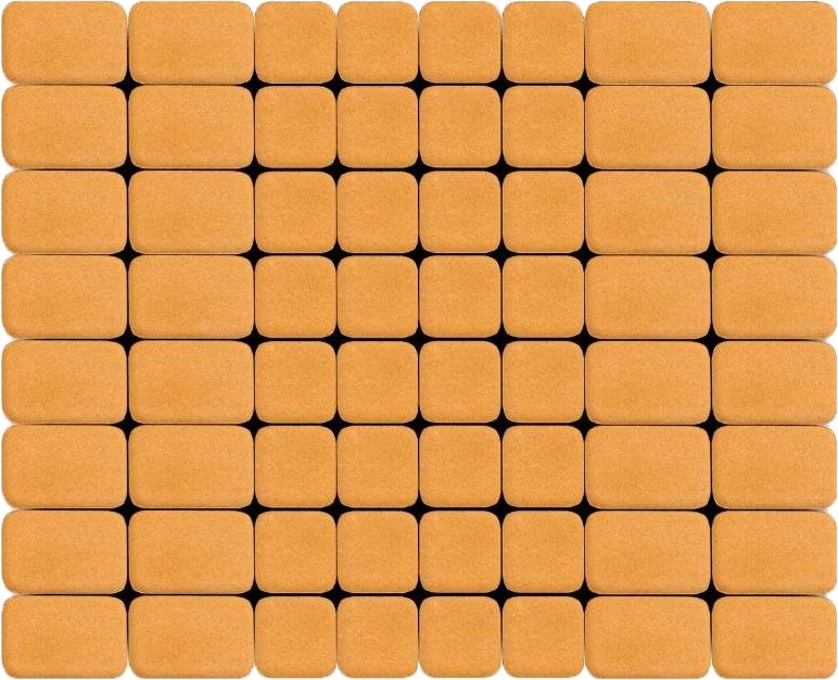 Тротуарная плитка Braer Классико Дуо 40 мм Медовый фото 1