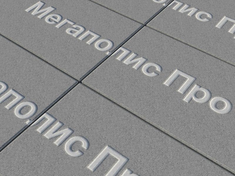 Тротуарная плитка Выбор Прямоугольник Б.5.П.8 600х300х80 мм Стандарт Серый фото 2