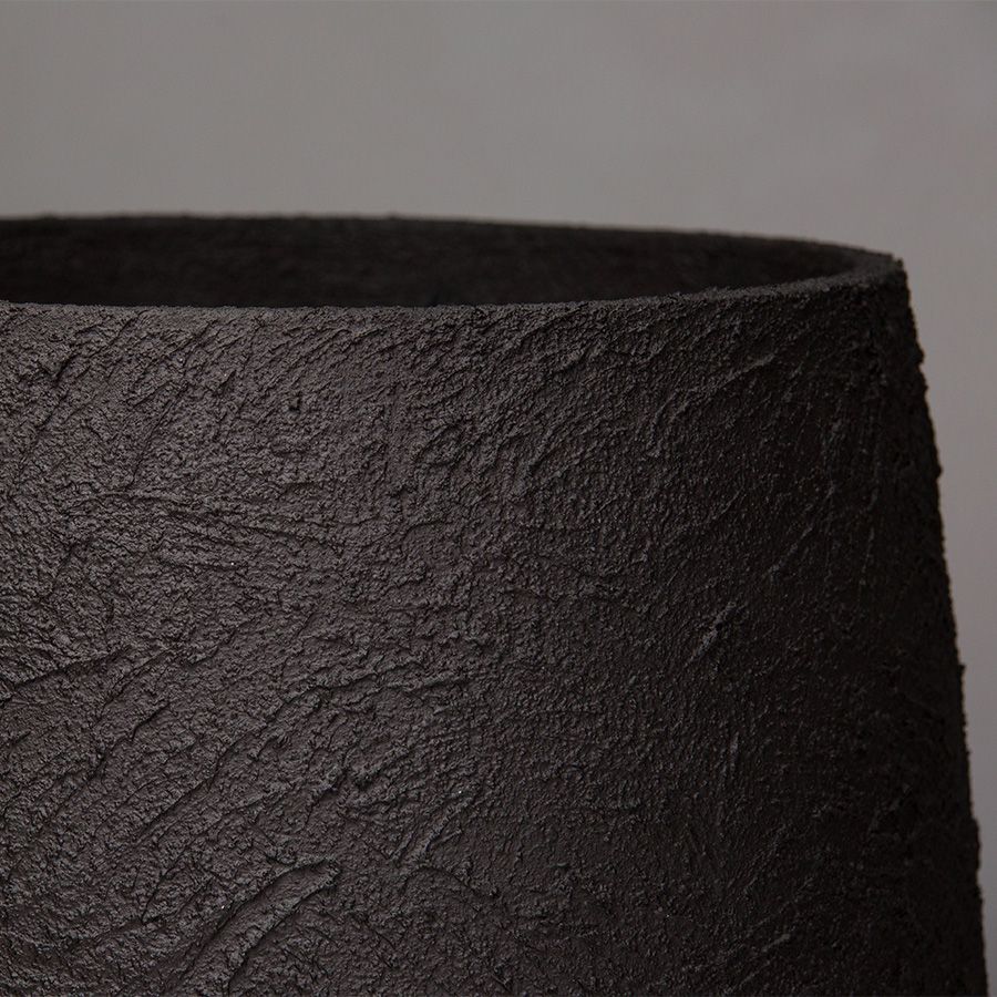 Кашпо Concretika Коник 30x30x50 Black Max фото 2