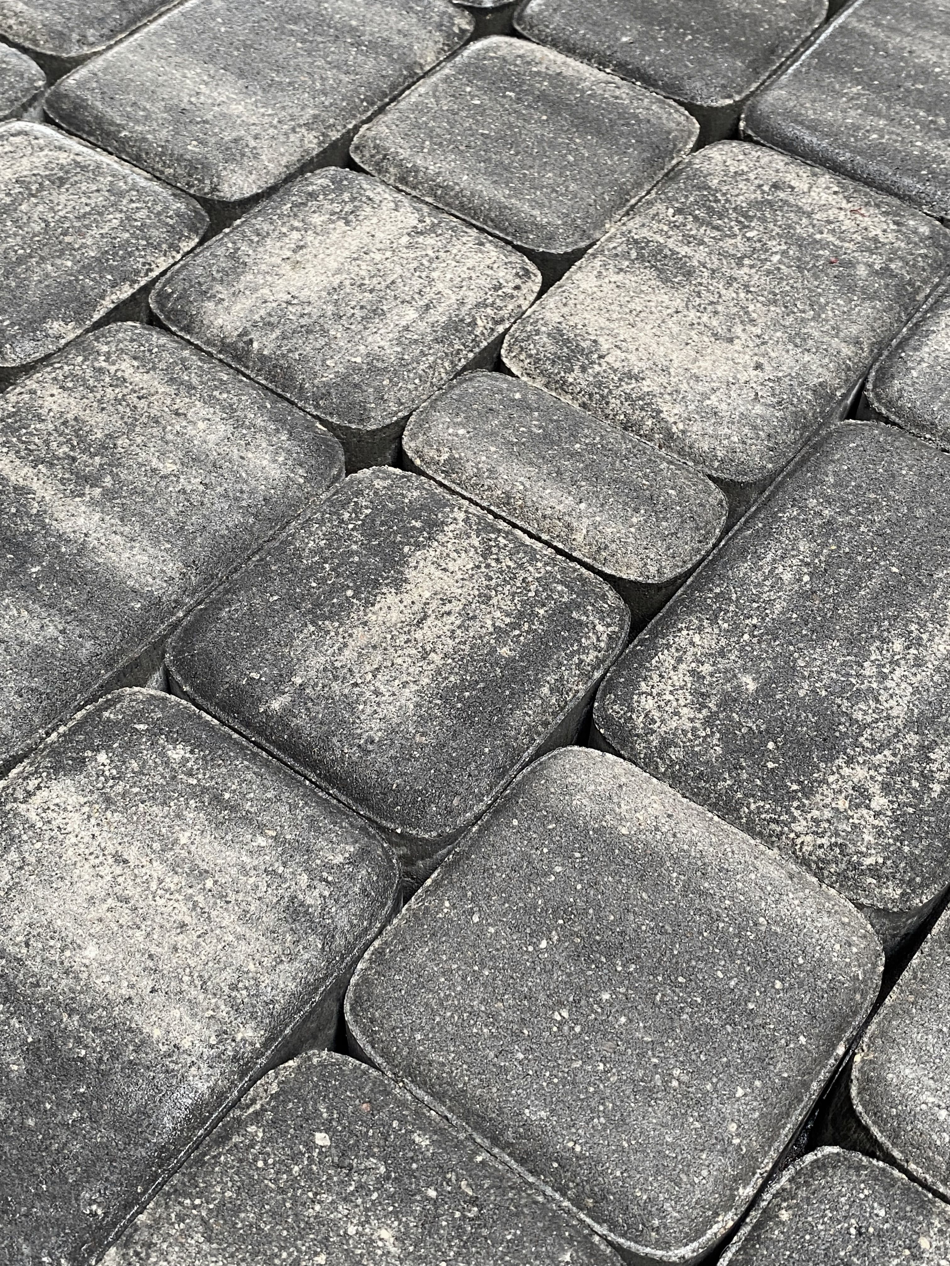 Тротуарная плитка Koldiz Старый город 50 мм Оникс Черный фото 1