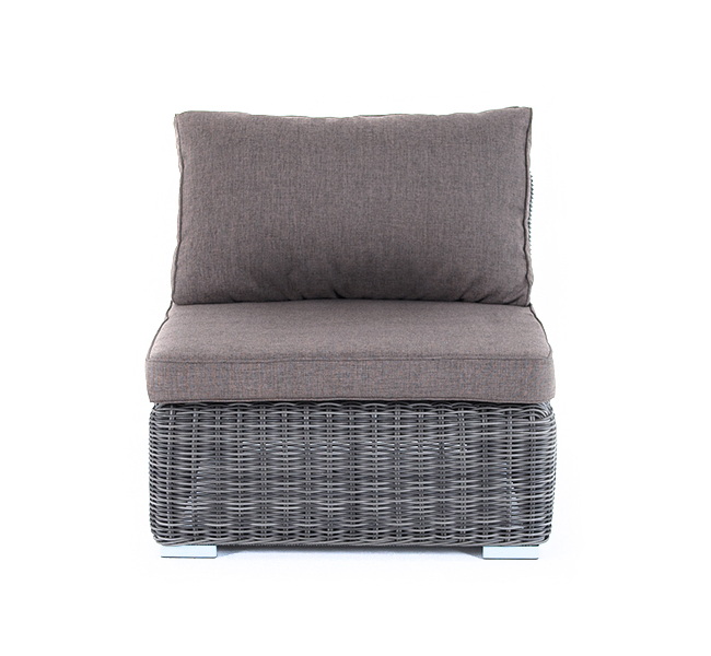 Лунго модуль диванный прямой с подушками, цвет графит фото 2