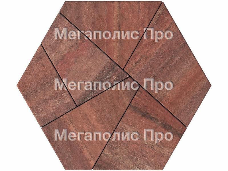 Тротуарная плитка Выбор Оригами Б.4.Фсм.8 80 мм Листопад Барселона фото 3