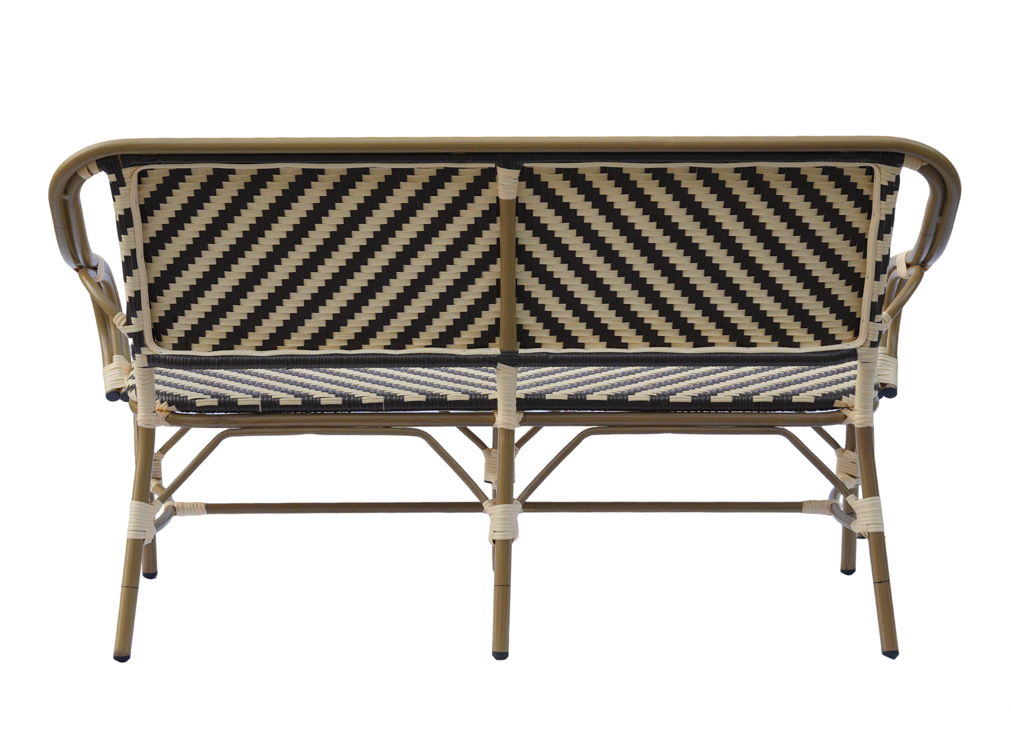 Кабри диван двухместный из искусственного ротанга, цвет бежево-коричневый фото 4