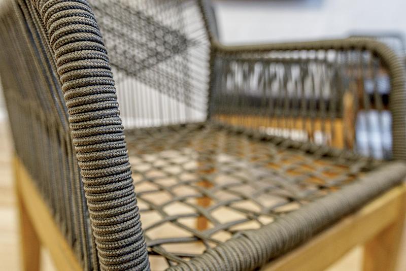 Обеденное кресло Chloe Royal Family из дерева, цвет серый фото 8