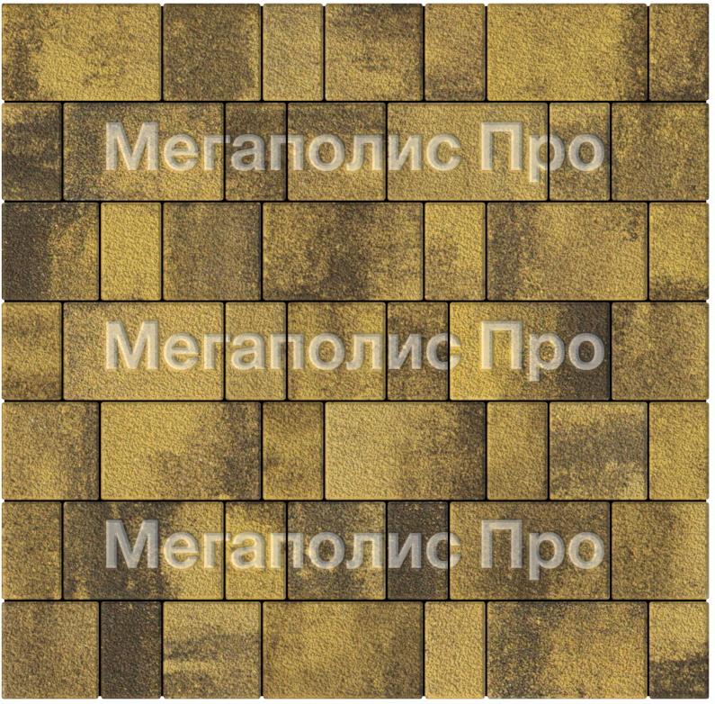 Тротуарная плитка Выбор Старый город Листопад А.1.Фсм.4 40 мм. Янтарь Гранит фото 3