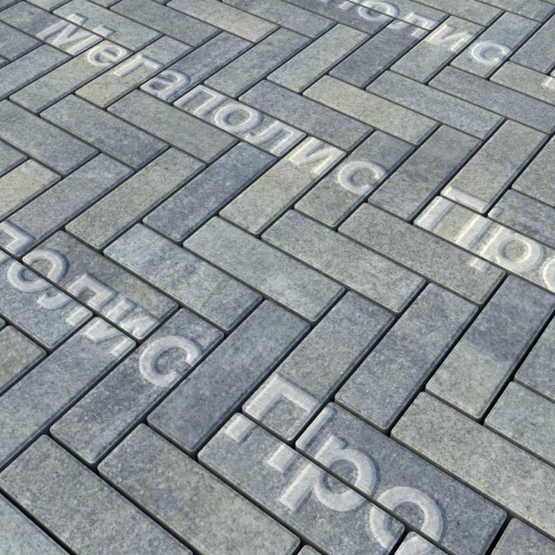 Тротуарная плитка Выбор Паркет Б.4.П.6 Искусственный камень Габбро фото 1