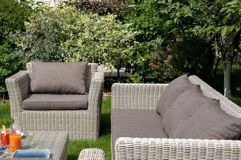 Кресло Капучино 4SIS из искусственного ротанга, цвет бежевый фото 7