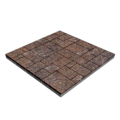 Тротуарная плитка Artstein Инсбрук Альпен 60 мм Color Mix Сепия фото 2