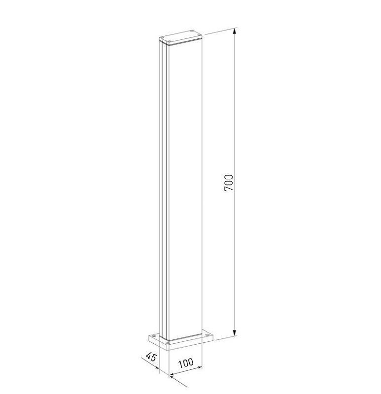 Уличный светильник Elektrostandard Flat IP54 1538 TECHNO LED серый фото 5