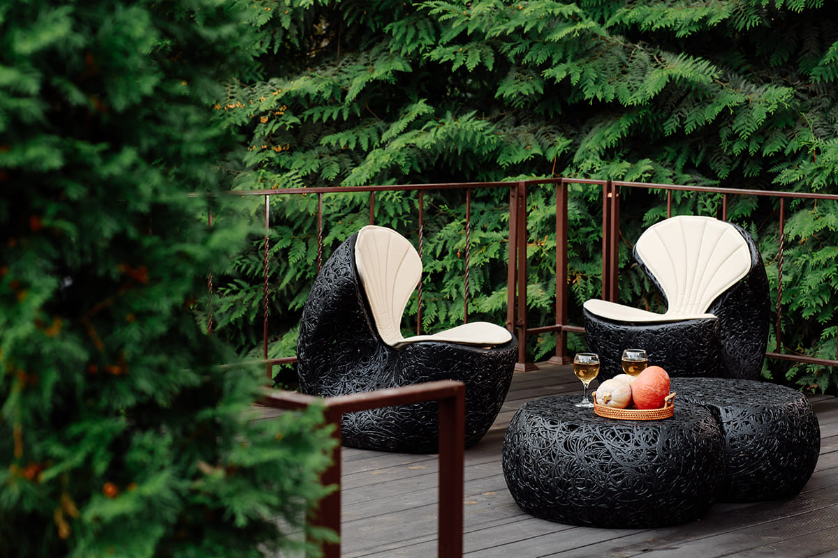 Стол Vitgarden Puzzle Table из базальта, цвет черный фото 2