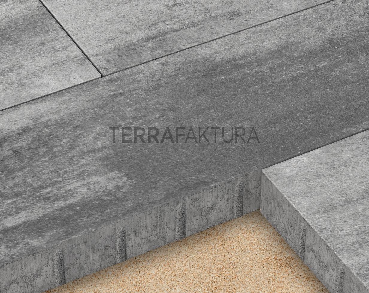 Тротуарная плитка Terrafaktura Лонго 900x300x80 мм Тихие сумерки фото 3