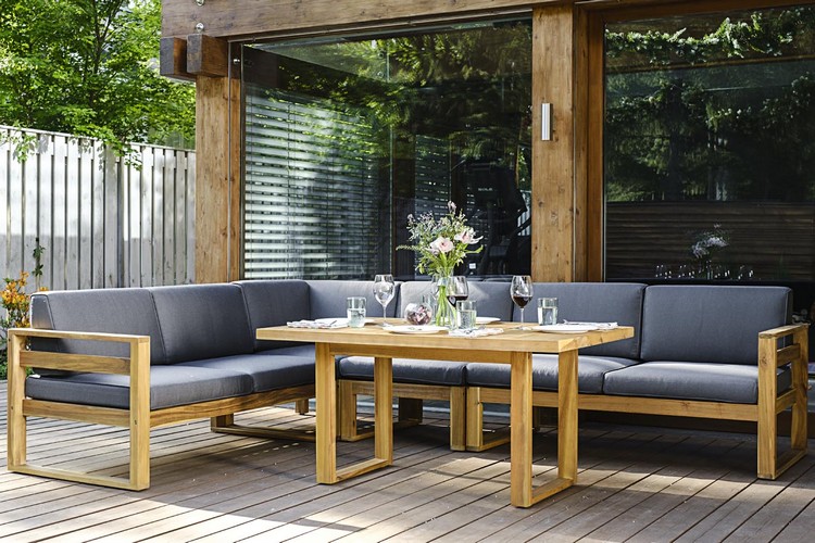 Софа BOOKA 2-х местная с правым подлокотником из акации Joygarden фото 6