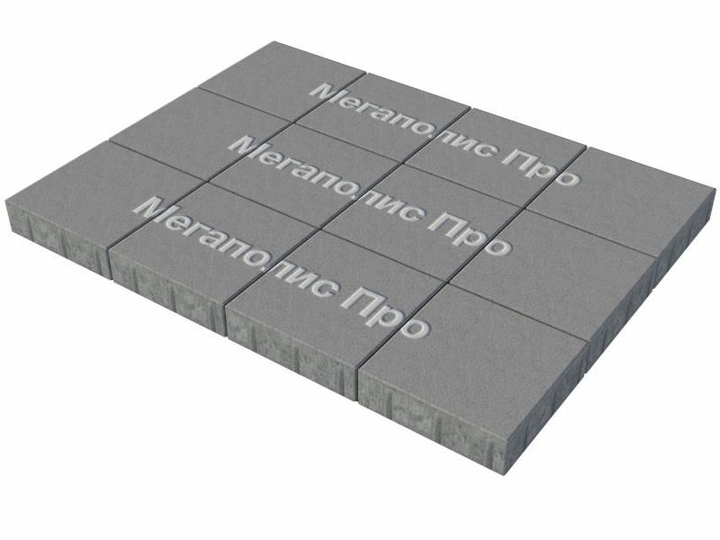 Тротуарные плиты Выбор Квадрум В.1.К.10 300х300х100 мм Стандарт Серый фото 3
