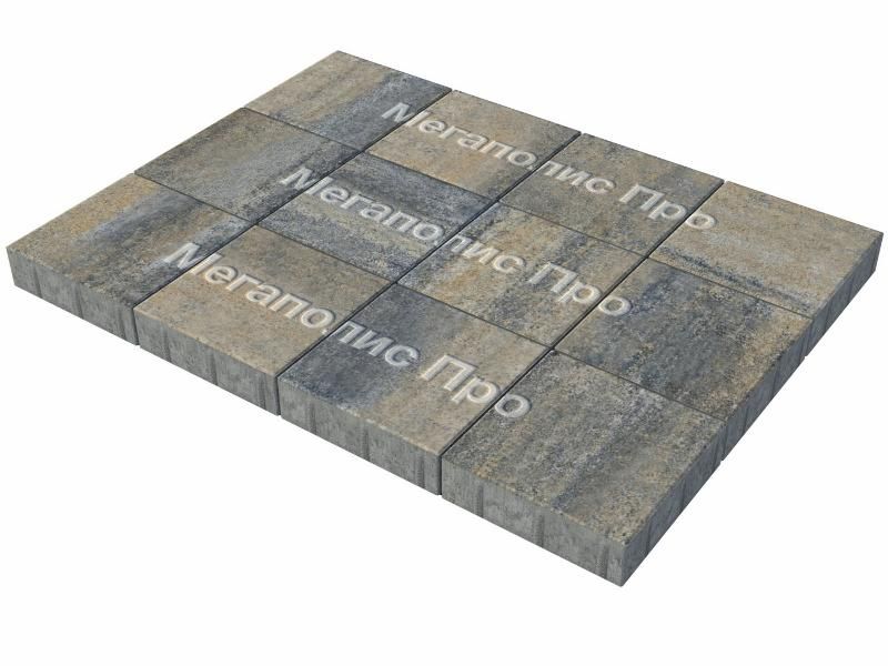 Тротуарные плиты Выбор Квадрум В.1.К.10 300х300х100 мм Искусственный камень Базальт фото 3