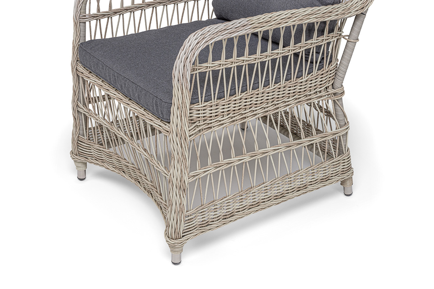 Цесена кресло плетеное из искусственного ротанга, цвет бежевый фото 5