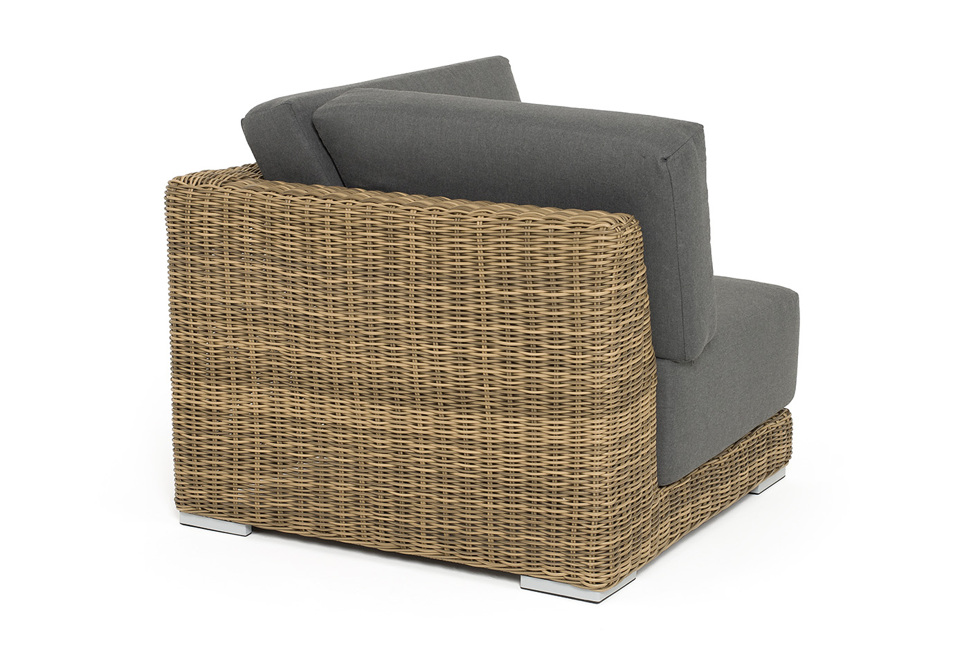 Капри модуль диванный угловой с подушками, цвет соломенный фото 4