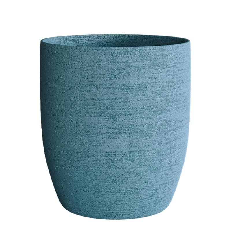 Кашпо Concretika Вейс3 D90 H95 Эрозия голубой фото 1