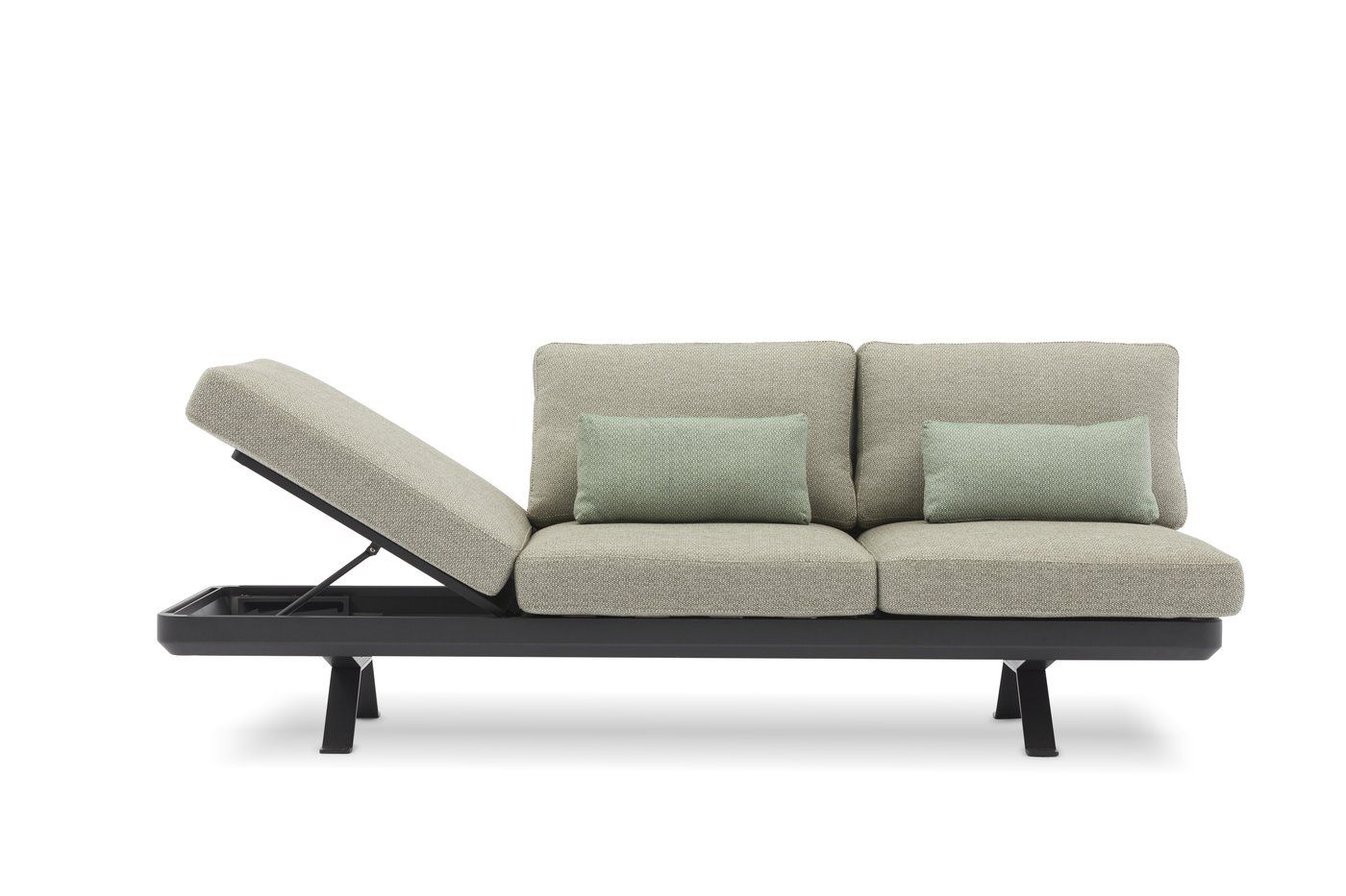 Комплект лаунж мебели Lund Brafritid антрацит/серый, алюминий фото 4