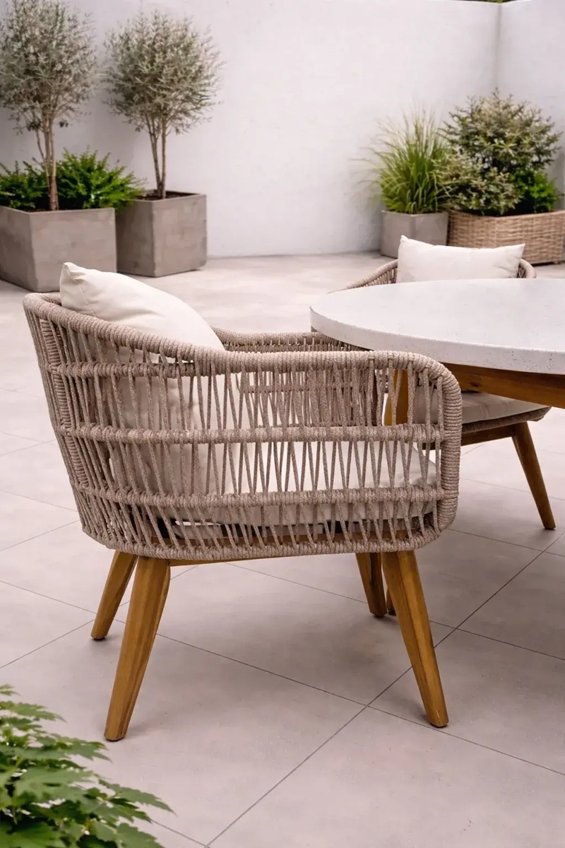 Обеденный комплект Eleonora Royal Family из натурального дерева на 4 персоны фото 4