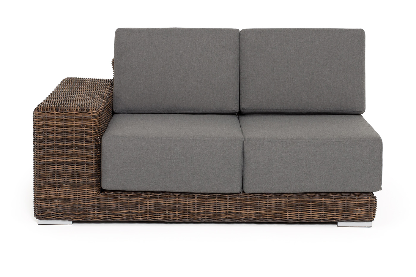 Капри модуль диванный правый с подушками, цвет коричневый фото 2