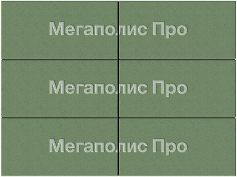 Тротуарная плитка Выбор Прямоугольник Б.5.П.10 600х300х100 мм Стандарт Зеленый фото 4