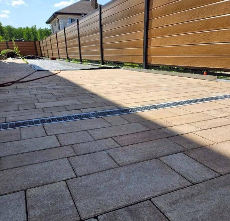 Тротуарная плитка Artstein Инсбрук Тироль 60 мм Color Mix Оливин фото 5