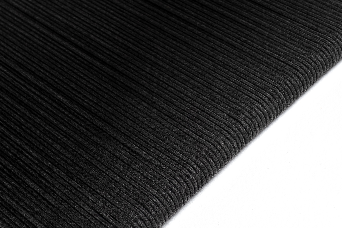 Гранада журнальный стол 90х60см из HPL, цвет серый гранит, каркас темно-серый (RAL7024) муар, роуп темно-серый круглый фото 4