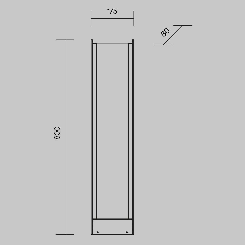 Ландшафтный светильник Reso Maytoni O445FL-L20GF3K1 цвет Графит фото 6