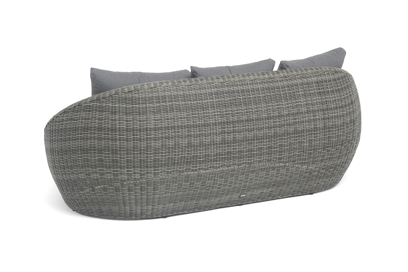 Барселона диван из искусственного ротанга трехместный, цвет графит фото 5