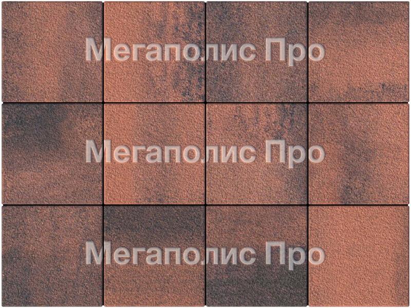 Тротуарные плиты Выбор Квадрат Б.1.К.8 300х300х80 мм Листопад Гранит Клинкер фото 4