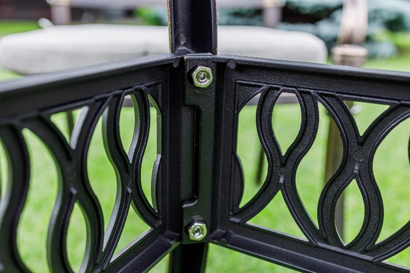 Обеденный комплект Wilhelm Royal Family из алюминия на 4 персоны фото 6