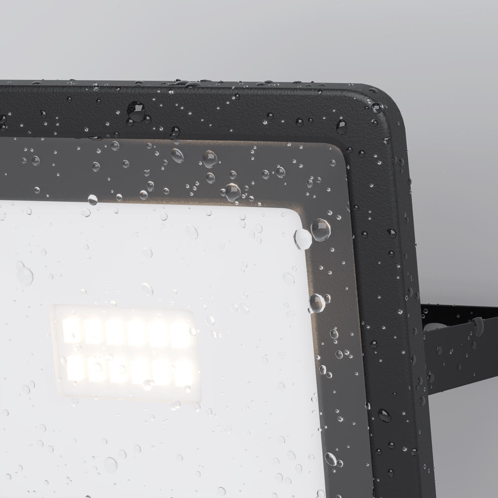 Прожектор Flood 6500К 10Вт IP 65 Maytoni FL001-L10B6KSR цвет Черный фото 4