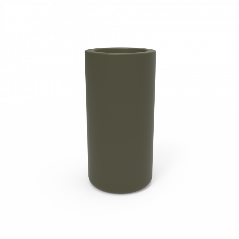 Кашпо Berkano Smoov Planter Cylinder DB Olive green фото 1