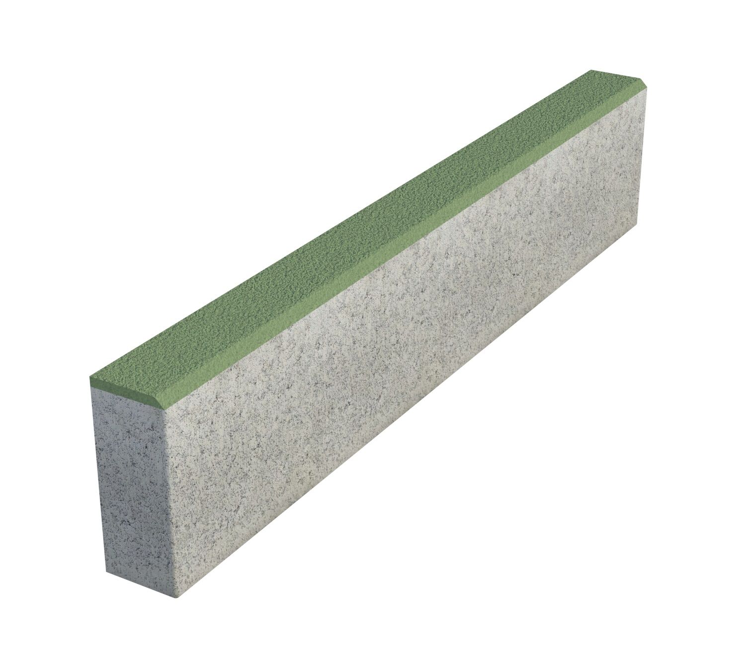 Бордюр тротуарный Выбор БР100х20х8 Гранит Зеленый фото 1