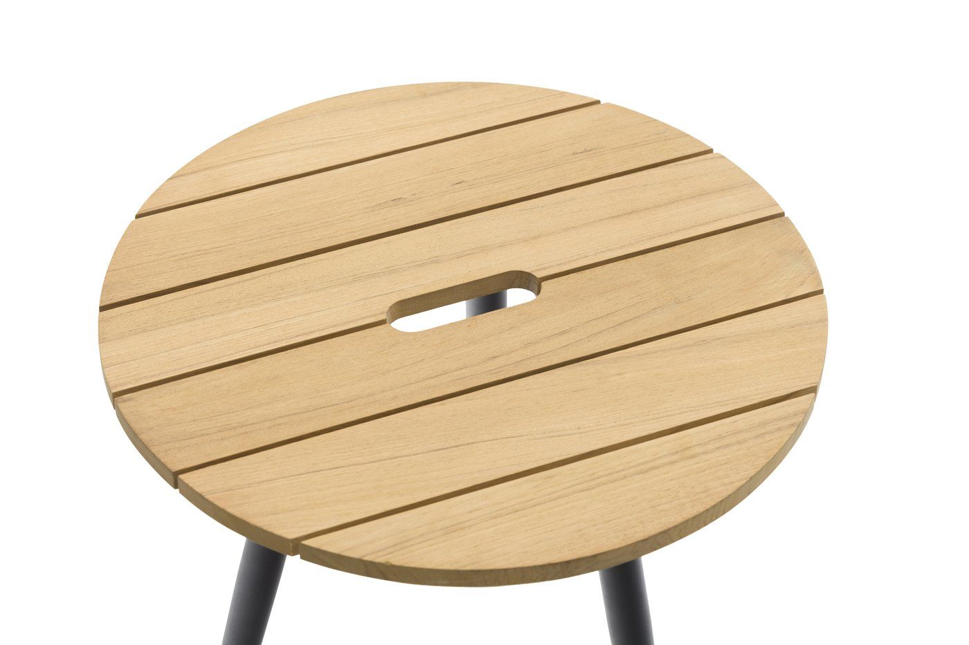 Кофейный стол Marine Brafritid антрацит/натуральный, алюминий/тик фото 2