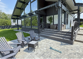 Проект «Монохромный рельеф». Тротуарная плитка Старый город Шунгит