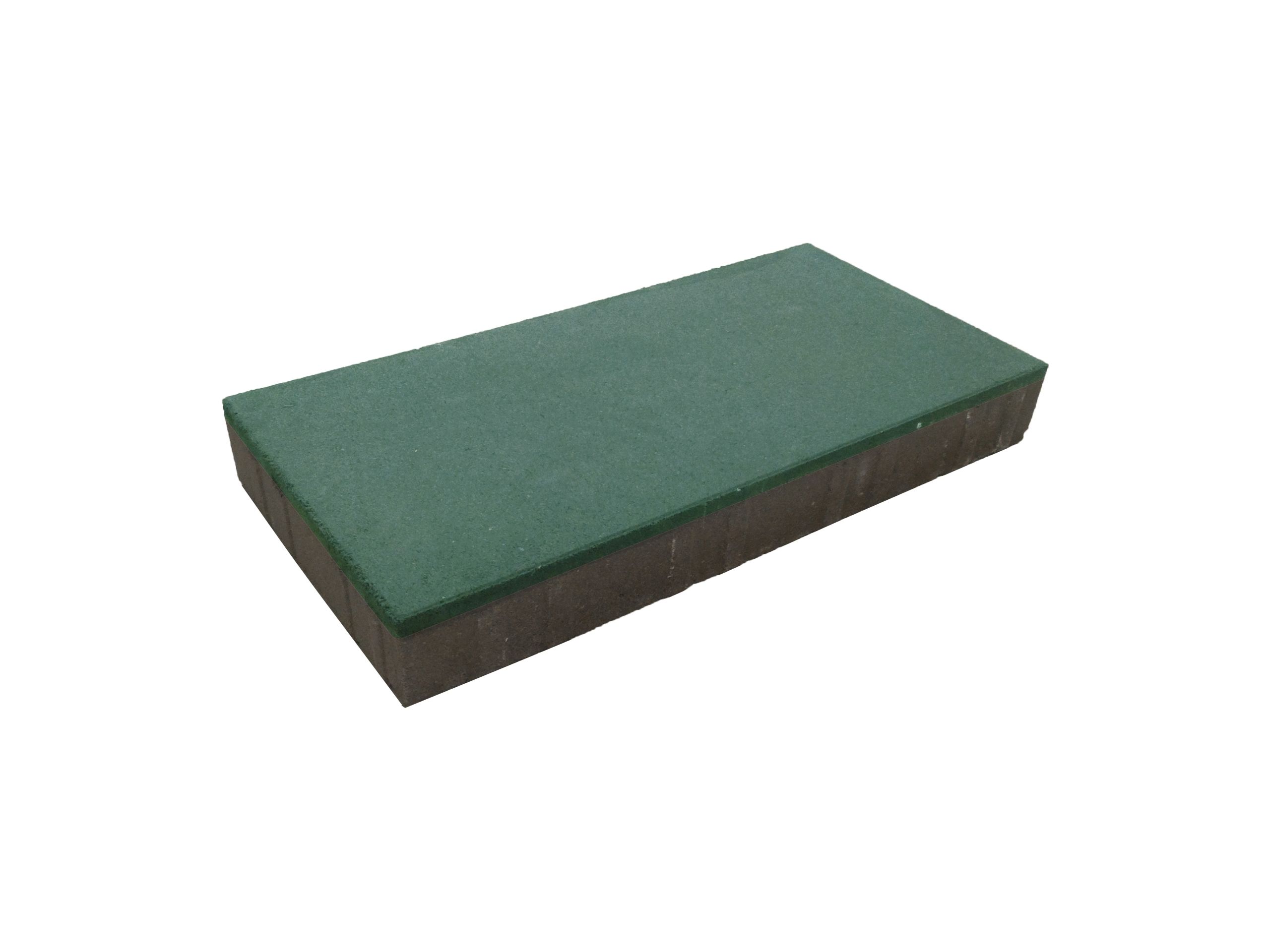 Тротуарная плита Лидер 40 600х300х80 мм Зеленый фото 1