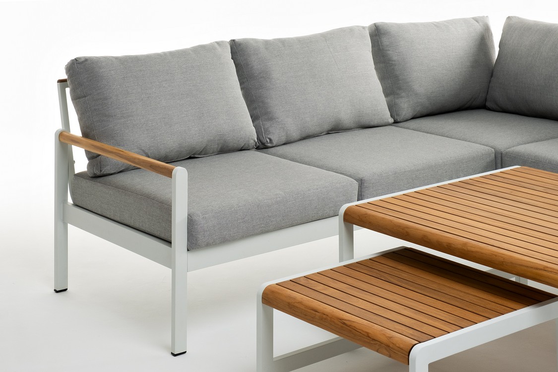 Лаунж зона из алюминия MAYA L белая Joygarden фото 4