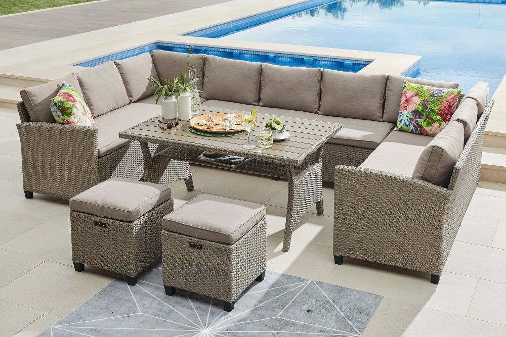 Комплект плетеной мебели AFM-370B Beige фото 1