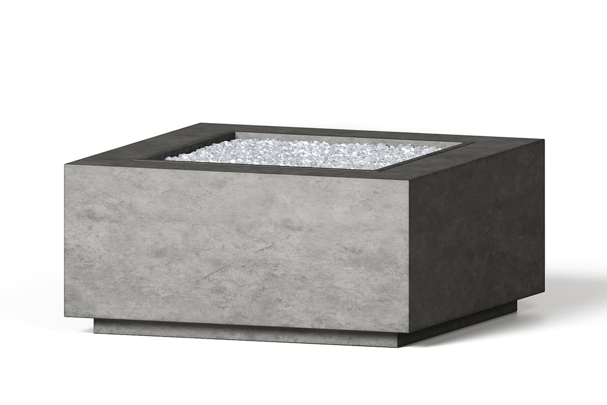 Уличный газовый камин POLUS Vitgarden 100x100x45 см фото 1