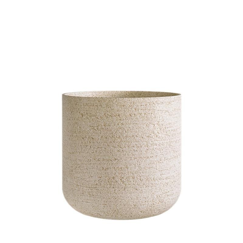 Кашпо Concretika Топпер D40 H40 Эрозия желтый фото 1