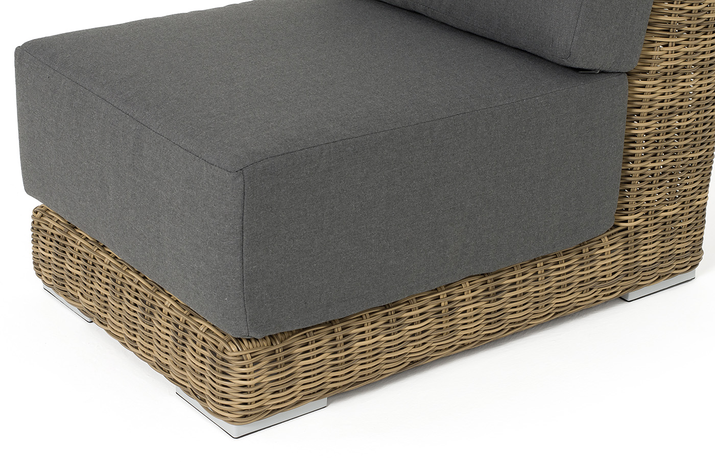 Капри модуль диванный прямой с подушками, цвет соломенный фото 4